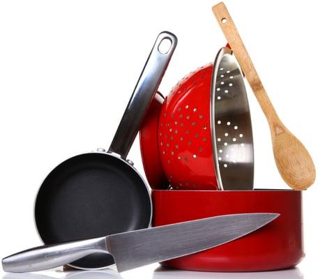 New Uses buys and sells gently used kitchen goods.