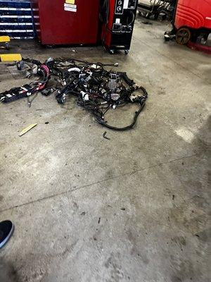 Some random customers well kept vehicle wiring harness