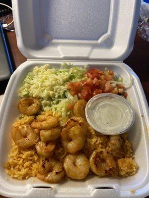 Arroz con cameron (rice, and shrimp).