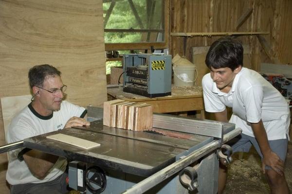 Volonteering as Head of Shop at Lanakila Boys camp in Vermont for 8 years!