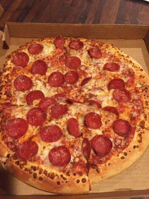 Hot and ready pepperoni