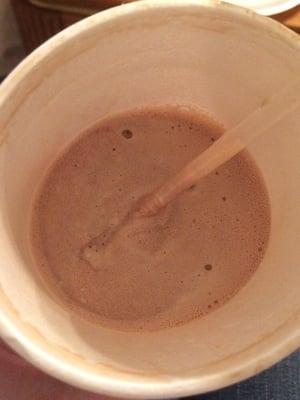 Chocolate milkshake