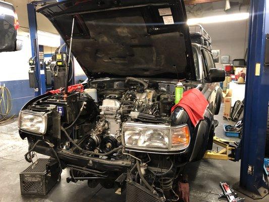 A rebuilt engine going into a 25-year-old Landcruiser with all the complexities  - you drive out ...and everything is perfect! Thanks!!!