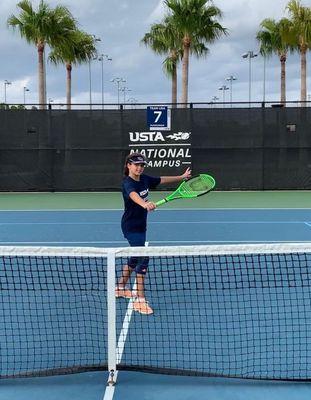 TennisRVA student at the USTA championships