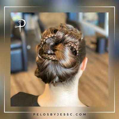 Braided Updo for this client!