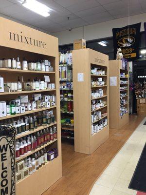 Great selection of lotions & potions