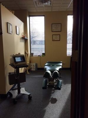 Picture of Adjustment Room with Class 4 Laser Therapy.