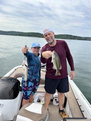 Table rock lake fishing trip