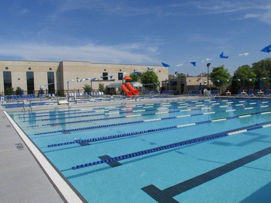 Lap pool open and ready for lap swim, swim team and more!