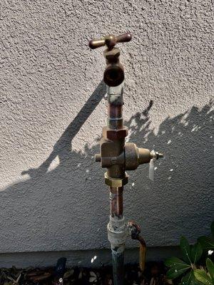 Replaced the water pressure and faucet.