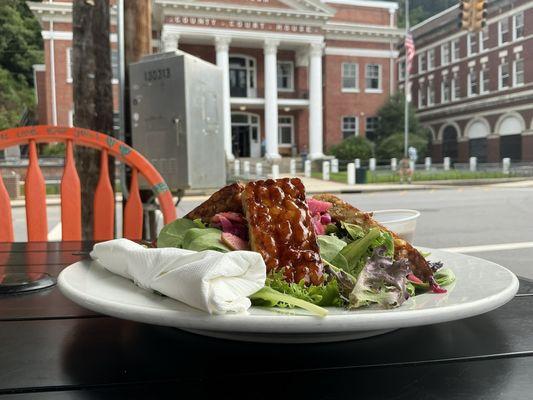 Espresso BBQ Tempeh Salad