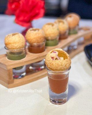 Pani puri shots