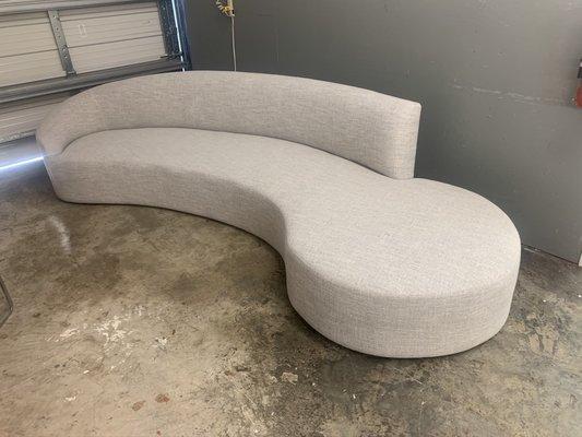 Custom sofa.