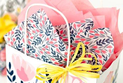 Add pretty tissue to your bags and gifts - More styles online!