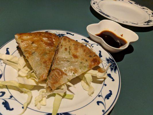 Green onion pancakes.