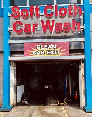 The exit.  You can get your car clean, your dog washed, and do your Laundry.