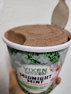 My teeth is allow icecream at this time and I'm fat now for yummy mint chocolate icecream $11.99