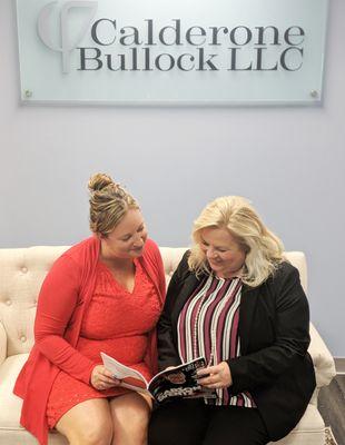 South Jersey Magazine's 2019 Top Attorneys Lynda Calderone and Carrie Ward.