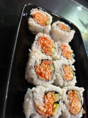 Spicy crab roll