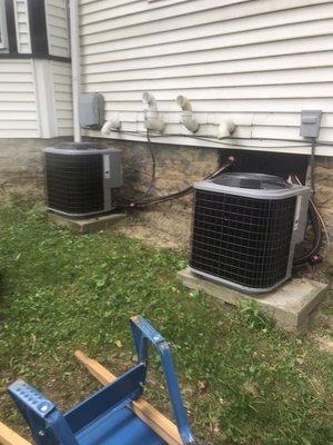 2- new a/c units