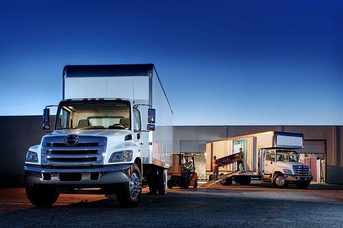 Moving pros unloading the truck