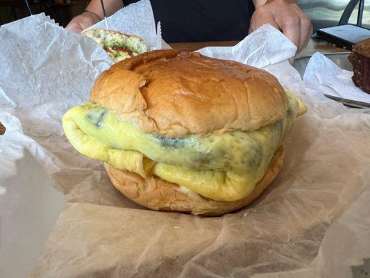 Egg Shroom Sandwich! Absolutely delicious!