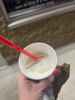 peach cobbler blizzard