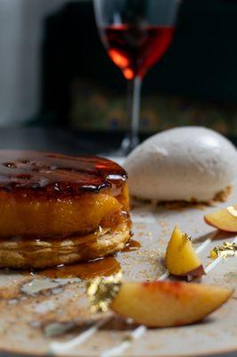 Yellow Peach Tarte Tatin