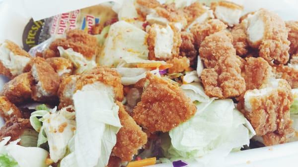 Crispy chicken salad