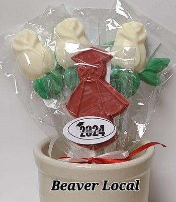 We have bouquets in your school colors