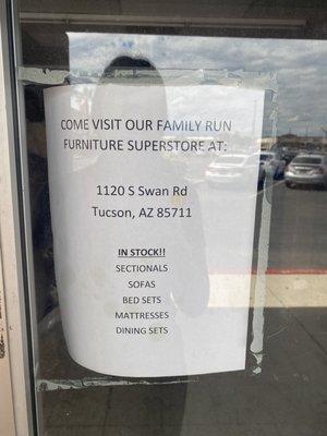 Locked doors, closed except for swan location.