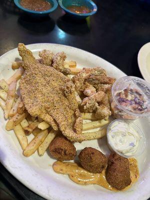 Fried catfish Fried Shrimp