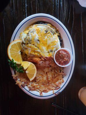 Arguably the best Huevos Rancheros in our area. The salsa... omg... the salsa!