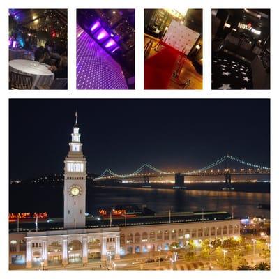 San Francisco Bay Area Hollywood themed red carpet audio visual lighting and party rentals