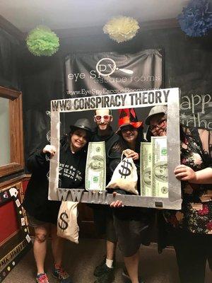 Me and my group escaped!