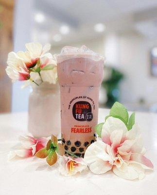 Rosehip milk tea