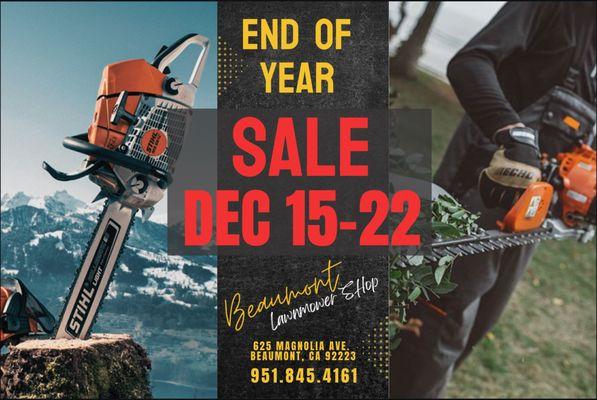 End of year sale!!!!