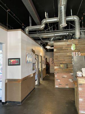 Hallway to treatment rooms