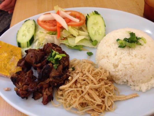 Thit nuong rice plate