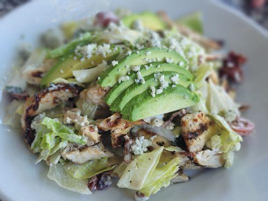 Cobb salad with added chicken. $25 + $6 (for the chicken)