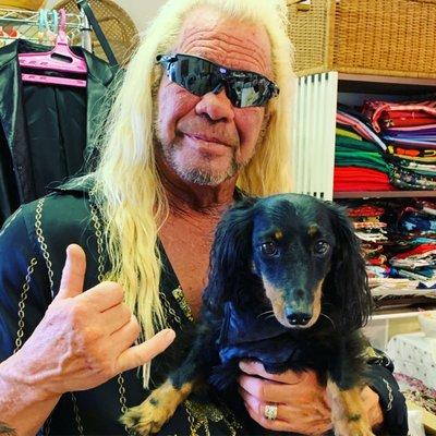 Our first celebrity visitor Duane "Dog" Chapman, bounty hunter.!