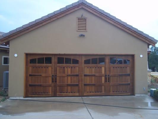 Cedar Carriage House Door