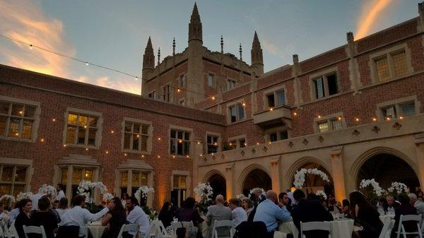 Kerckhoff Hall and Kerchoff Coffeehouse Patio, adjacent to Charles E. Young Grand Salon