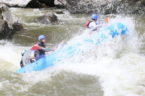 New River whitewater with Carl