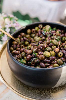 Roasted Olives (Huria's Catering)