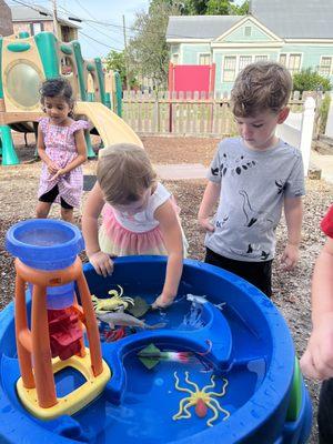 Water table fun