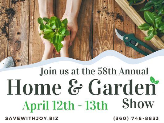 Join us at the 58th Annual Home & Garden Show on April 12th - 13th at the Southwest Washington Fairgrounds and experience the...