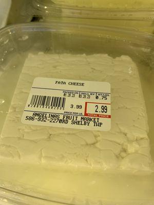 Great price in Feta- $3.99lb