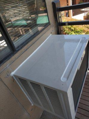 Window AC precise installation.