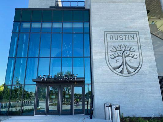 Austin FC front entrance